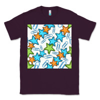 Plum stars school seamless pattern Classic Tee - BundleAndBundleShop
