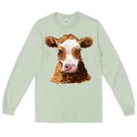Matcha guernsey cow Long Sleeve Tee - AdoDesignShop