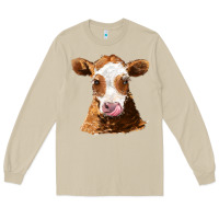 Mushroom guernsey cow Long Sleeve Tee - AdoDesignShop
