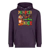 Plum Pumpkin Spice And Everything Nice Heavyweight Hoodie - MaliasSmallBusiness