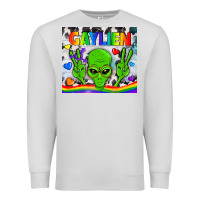 Dove Grey LGBTQ Gaylien Tumbler Premium Sweatshirt - BundleAndBundleShop