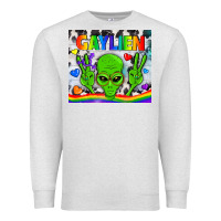 Oatmeal Heather LGBTQ Gaylien Tumbler Premium Sweatshirt - BundleAndBundleShop