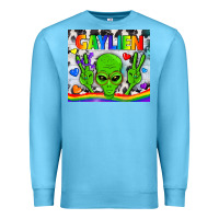 Ocean Blue LGBTQ Gaylien Tumbler Premium Sweatshirt - BundleAndBundleShop