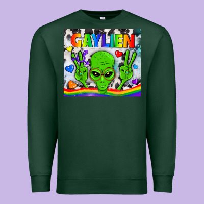 Lgbtq Gaylien Tumbler Premium Sweatshirt Designed By Bundleandbundleshop