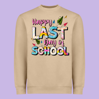 Happy Last Day Of School Heavyweight Sweatshirt Designed By Jahusdesignshop