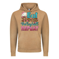 Eat Sleep Volleyball Repeat Vintage Hoodie | Teevron