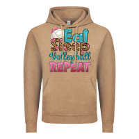 Vintage Coffee eat sleep volleyball repeat Vintage Hoodie - HRA Design Shop