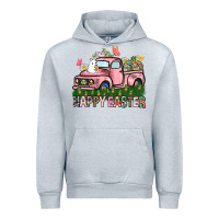 Heather Grey Happy Easter Day truck Urban Hoodie - HowdyJamesFarm