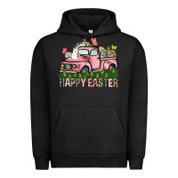 Pigment Black Happy Easter Day truck Urban Hoodie - HowdyJamesFarm