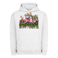 Pigment Lunar Rock Happy Easter Day truck Urban Hoodie - HowdyJamesFarm