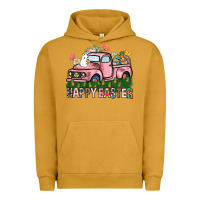 Pigment Peanut Butter Happy Easter Day truck Urban Hoodie - HowdyJamesFarm