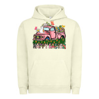 Pigment Pistachio Happy Easter Day truck Urban Hoodie - HowdyJamesFarm