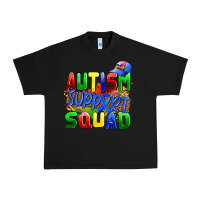 Black autısm support squad Urban Heavy Tee - AdoDesignShop