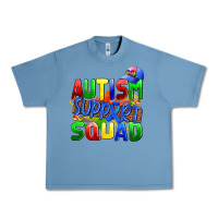 Pebble Blue autısm support squad Urban Heavy Tee - AdoDesignShop