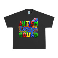 Pigment Black autısm support squad Urban Heavy Tee - AdoDesignShop