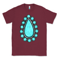 Burgundy gemstone Classic Tee - JahusDesignShop
