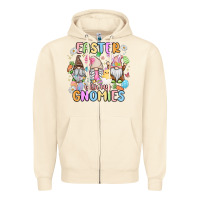Sandshell easter  with my gnomies Zipper Hoodie - MaliasSmallBusiness