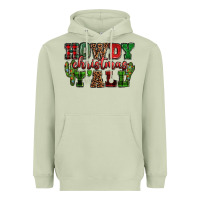 Matcha Howdy Christmas y'all Heavyweight Hoodie - NancyCooperArtShop