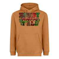 Meerkat Howdy Christmas y'all Heavyweight Hoodie - NancyCooperArtShop
