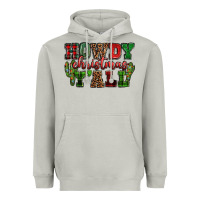 Moon Dust Howdy Christmas y'all Heavyweight Hoodie - NancyCooperArtShop