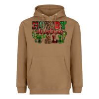 Toasted Coconut Howdy Christmas y'all Heavyweight Hoodie - NancyCooperArtShop