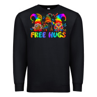 Black LGBTQ Free Hugs Gnomes Premium Sweatshirt - BundleAndBundleShop