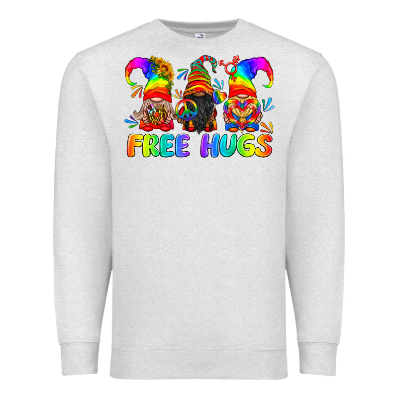 Lgbtq Free Hugs Gnomes Premium Sweatshirt by BundleAndBundleShop | Teevron