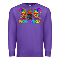 Purple LGBTQ Free Hugs Gnomes Premium Sweatshirt - BundleAndBundleShop