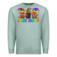 Seafoam LGBTQ Free Hugs Gnomes Premium Sweatshirt - BundleAndBundleShop