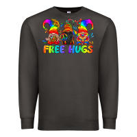 Smoke LGBTQ Free Hugs Gnomes Premium Sweatshirt - BundleAndBundleShop