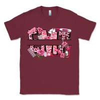 Burgundy breast cancer emt emergency medical technician Classic Tee - LillyAllenDesigns