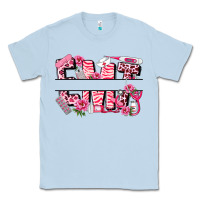 Dusty Blue breast cancer emt emergency medical technician Classic Tee - LillyAllenDesigns