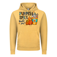 Vintage Mustard pumpkin spice kinda girl Vintage Hoodie - CowhideDigitalArt