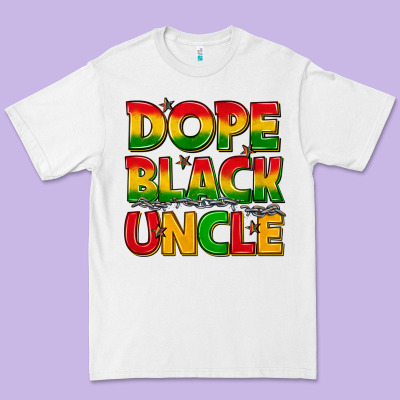 Dope Black Uncle With Stars Premium Tee Designed By Texasbilliewilder