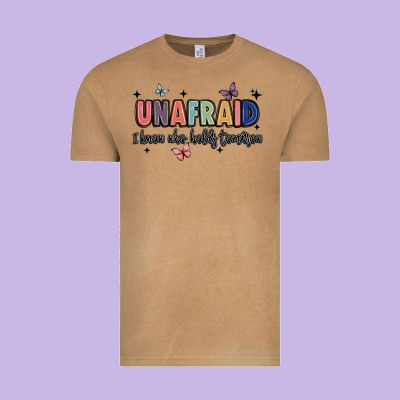 Unafraid Vintage Tee Designed By Jahusdesignshop