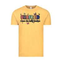 Vintage Mustard unafraid Vintage Tee - JahusDesignShop