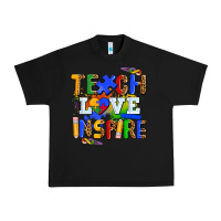 Black teach love inspire Urban Heavy Tee - AdoDesignShop