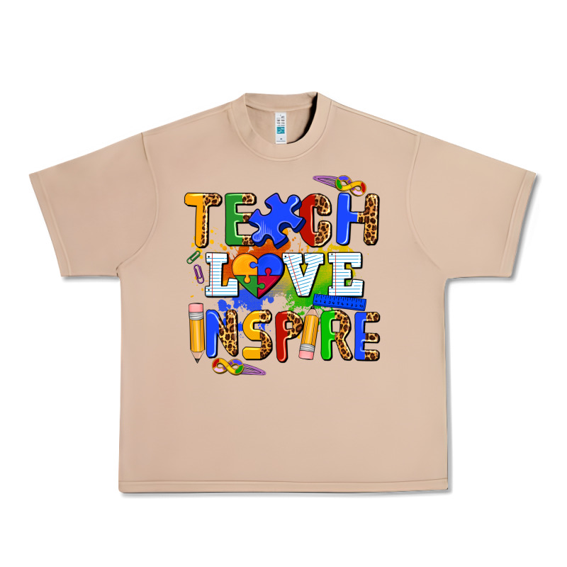 Teach Love Inspire Urban Heavy Tee by AdoDesignShop | Teevron