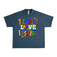Midnight Navy teach love inspire Urban Heavy Tee - AdoDesignShop