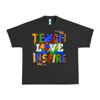 Pigment Black teach love inspire Urban Heavy Tee - AdoDesignShop