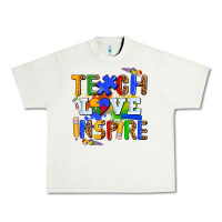 Pistachio teach love inspire Urban Heavy Tee - AdoDesignShop