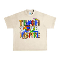 Sandshell teach love inspire Urban Heavy Tee - AdoDesignShop