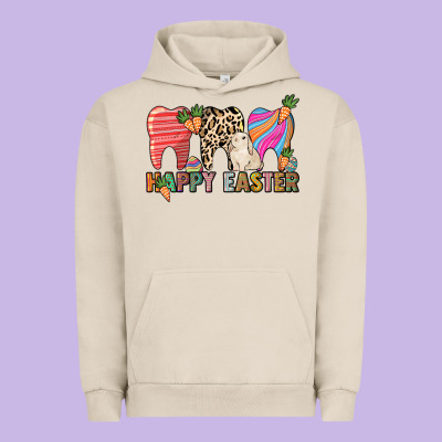 Happy Easter Dental Urban Hoodie Designed By Howdyjamesfarm