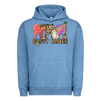 Pigment Pebble Blue Happy Easter Dental Urban Hoodie - HowdyJamesFarm