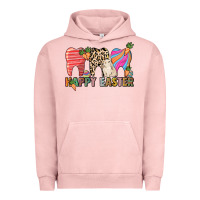Pigment Salmon Happy Easter Dental Urban Hoodie - HowdyJamesFarm