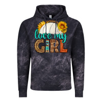 Cloud Black love my girl volleyball Vintage Hoodie - HRA Design Shop