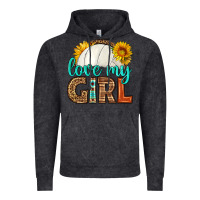Vintage Black love my girl volleyball Vintage Hoodie - HRA Design Shop