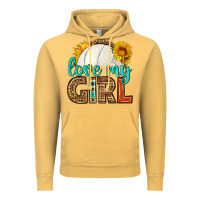 Vintage Mustard love my girl volleyball Vintage Hoodie - HRA Design Shop