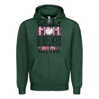 Sports Green volleyball mom Zipper Hoodie - MaliasSmallBusiness