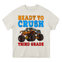 Cream ready to crush third grade Heavy Core Tee - Artiststas
